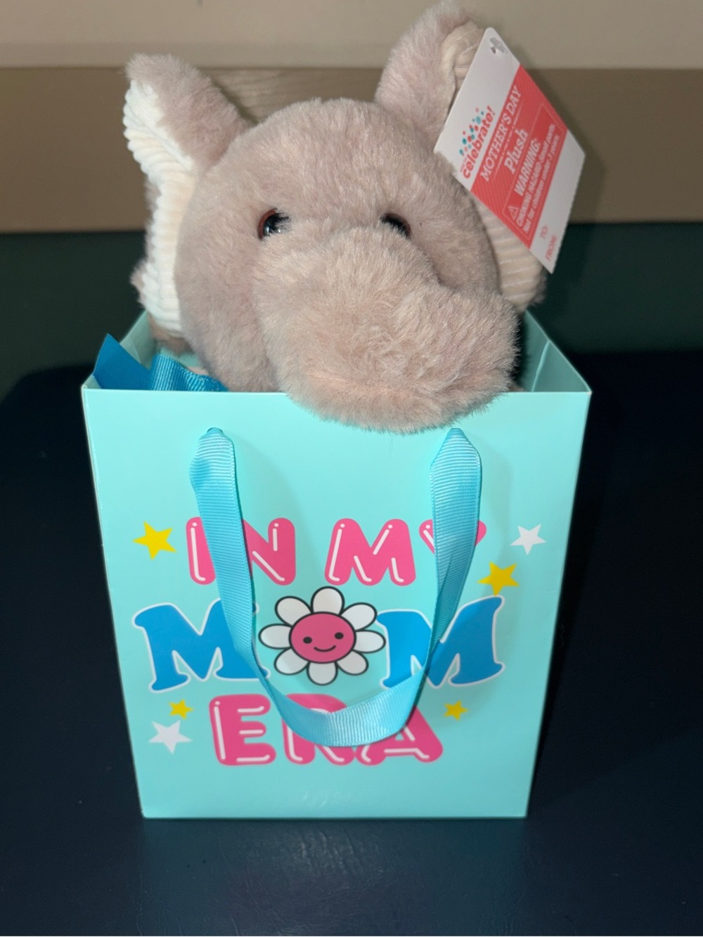 Mothers Day Gift Set-Includes Bag and Elephant Plush NWT
